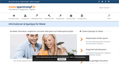 Desktop Screenshot of mietersparstrumpf24.de
